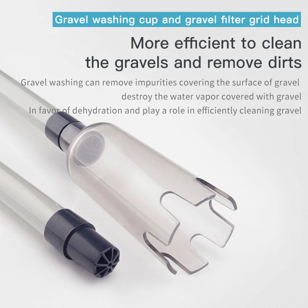 Aquarium Gravel Siphon Vacuum for Water Changing and Sand Cleaner