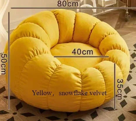 Pumpkin Lazy Single Tatami Sofa Chair