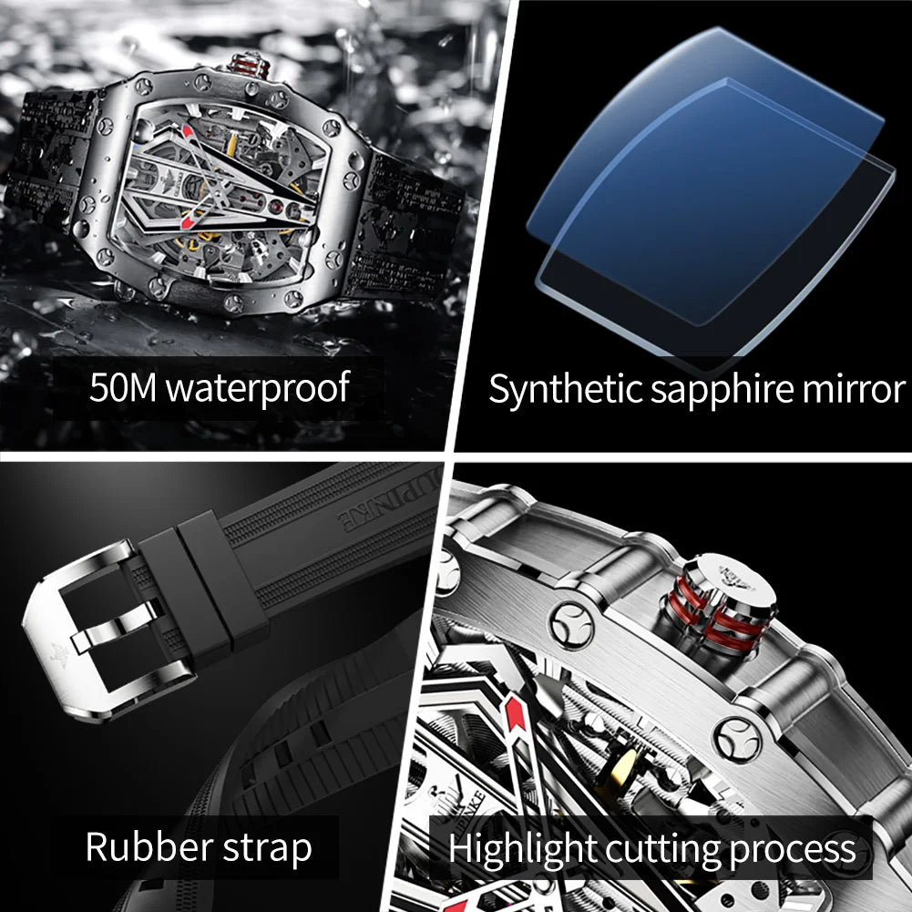 Automatic Waterproof Skeleton Mechanical Men's Watch