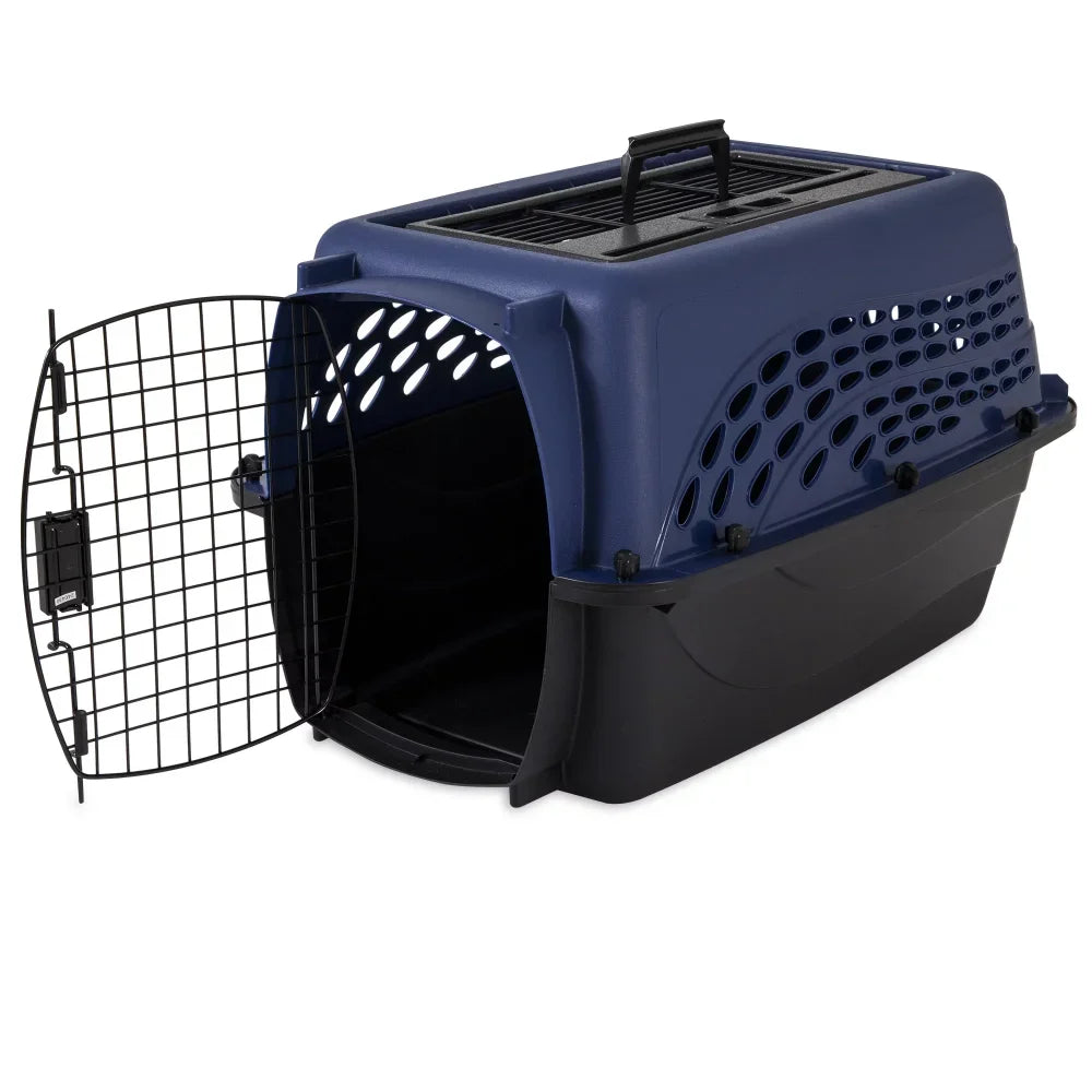 Load 2-Door 24" Plastic Pet Kennel for Dogs