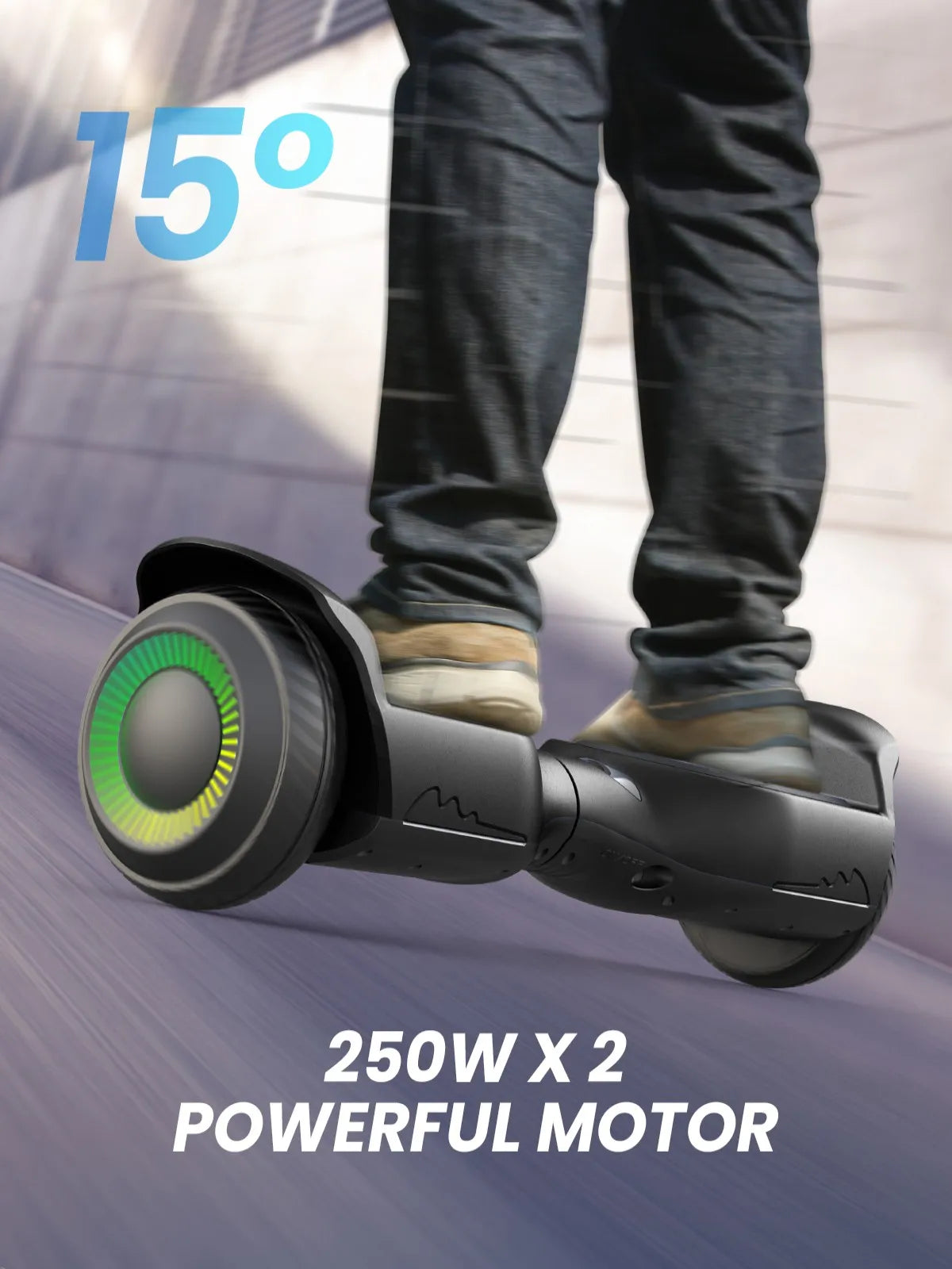 6.5" All Terrain Hoverboard w/ LED Lights & Bluetooth Speaker