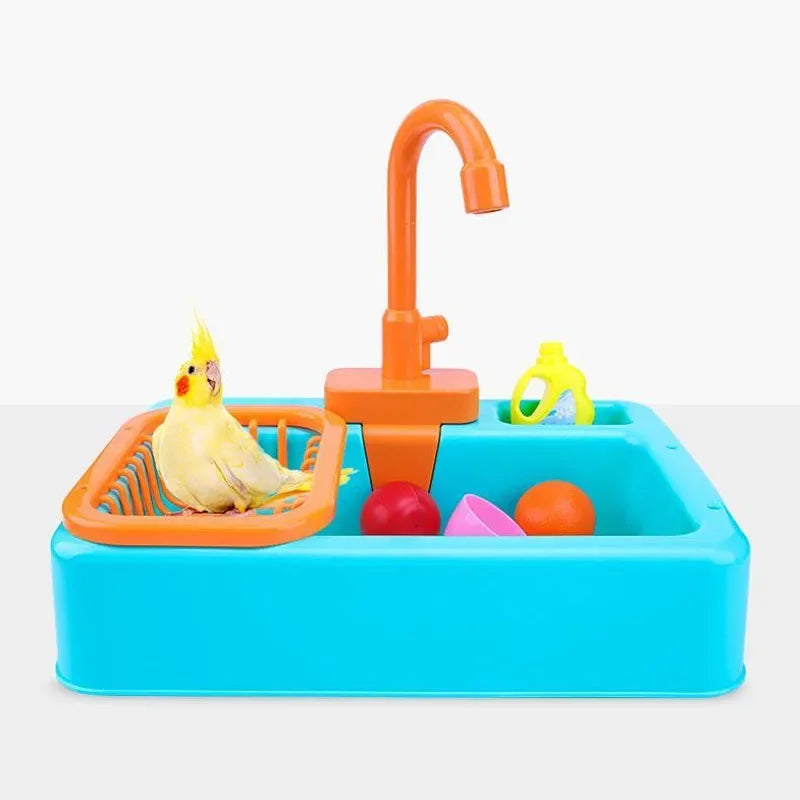 Parrot Bathtub and Bird Shower Basin
