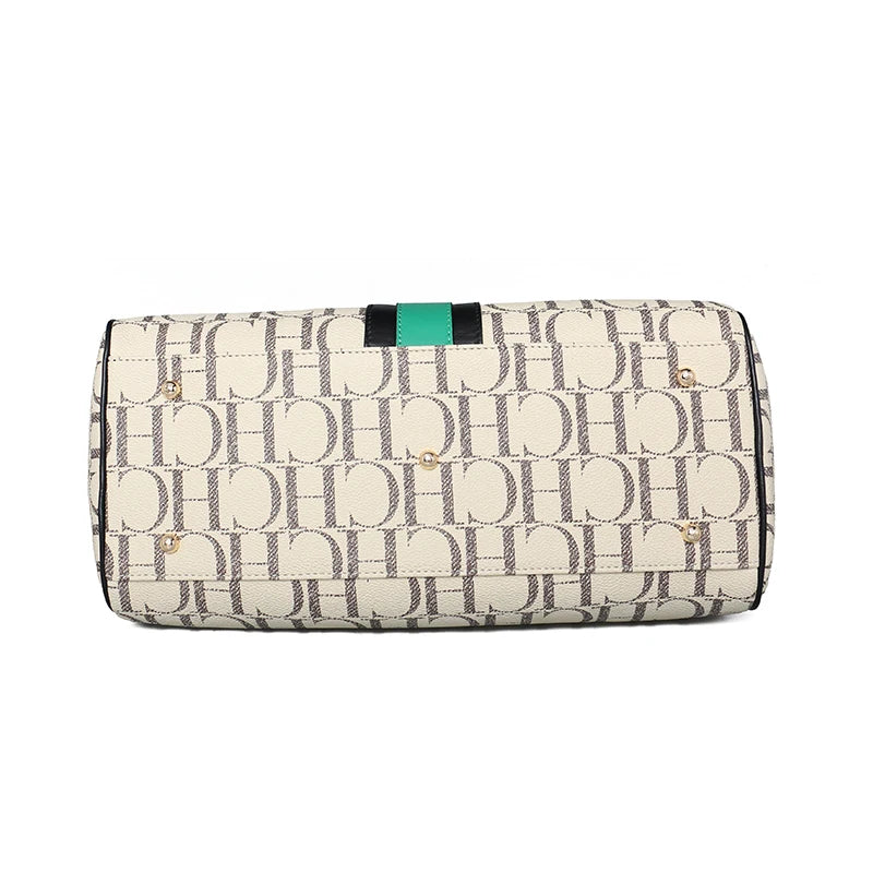 Large Capacity Classic Retro Style Ladies Handbag