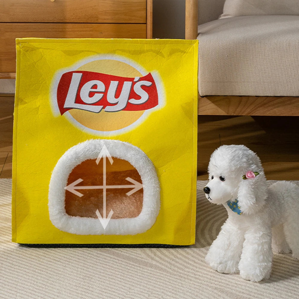New Creative Potato Chip Bag Sleeping Bed