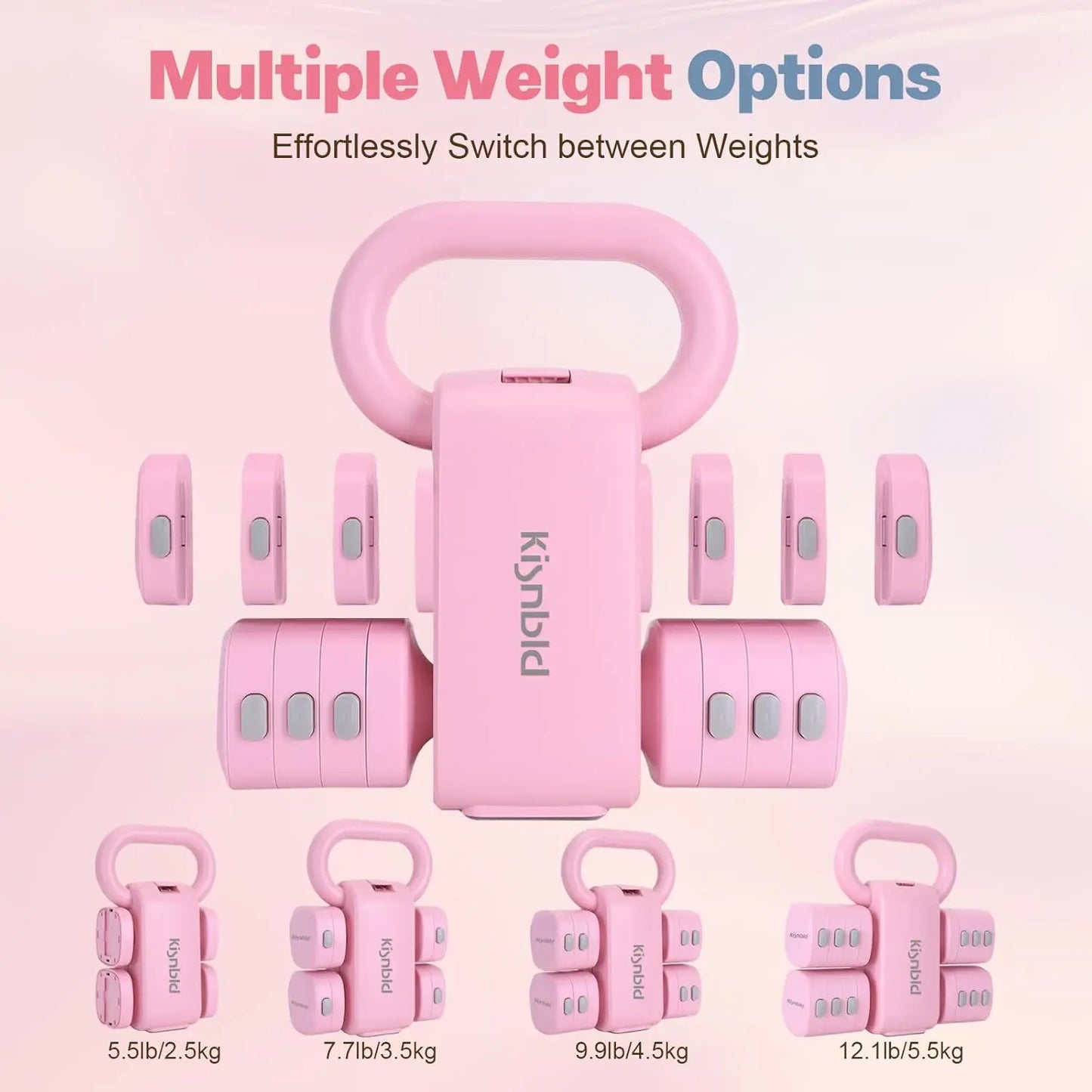 4-in-1 Weight Dumbbell set for Women