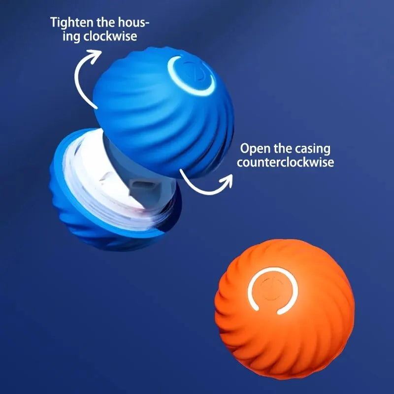 Dog Toy Intelligent Gravity Jump Ball Rechargeable Bite-Resistant