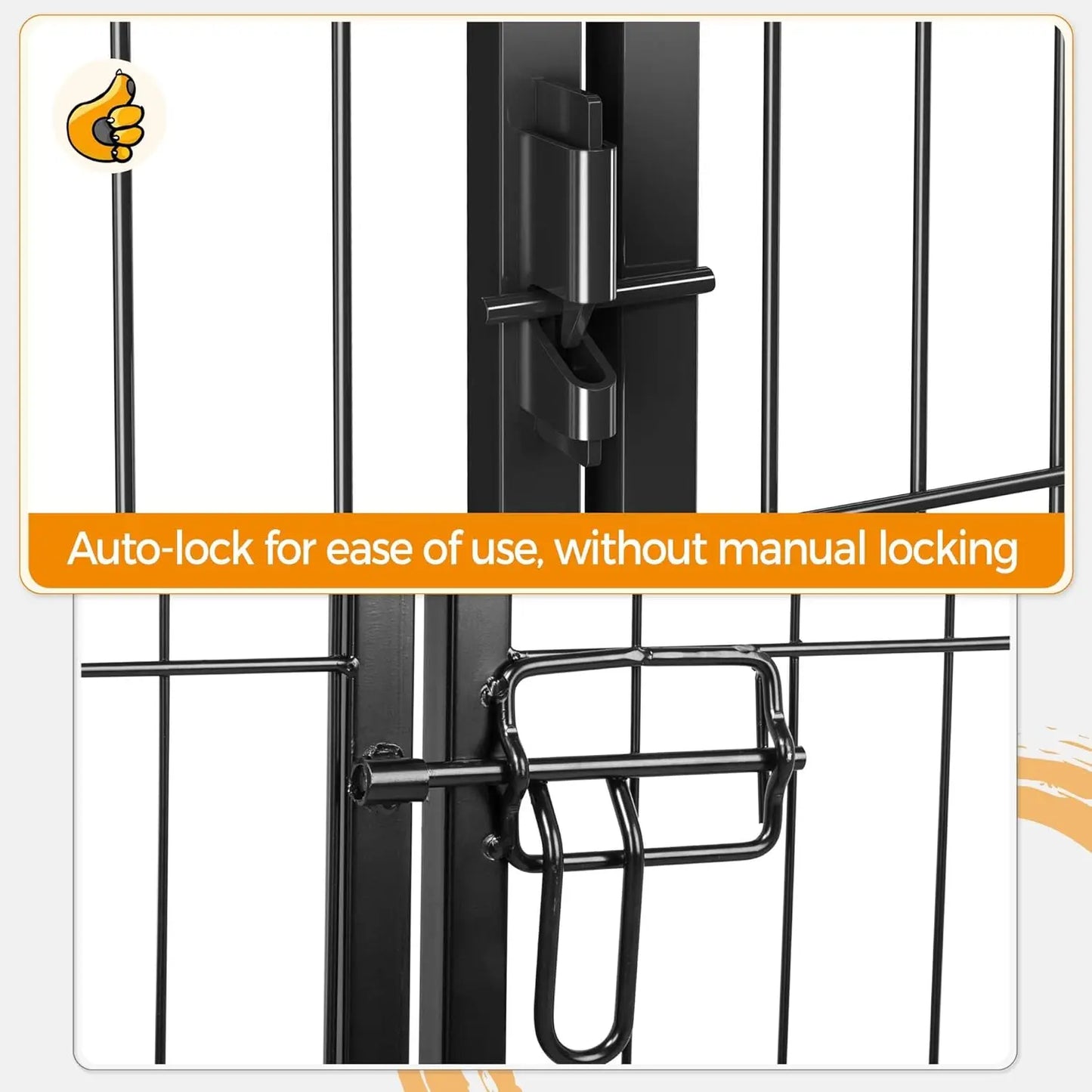 Foldable Metal Pet Playpen Dog Exercise Kennel