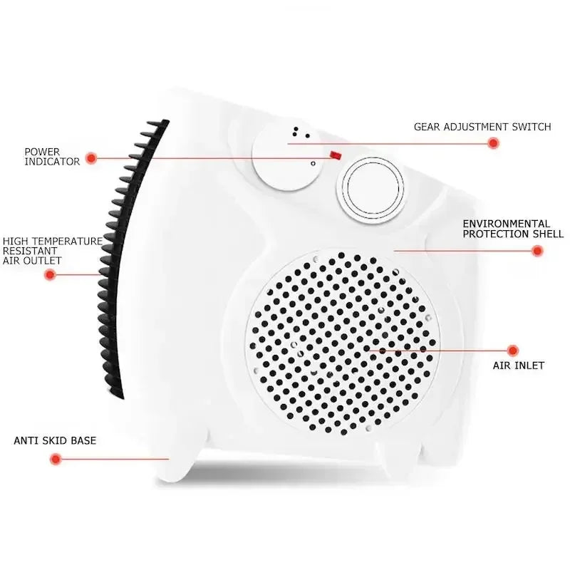 Home Vertical Horizontal Dual-purpose Electric Heater