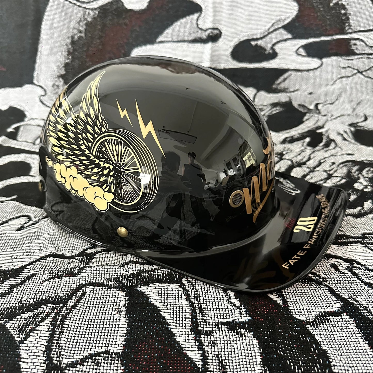 Motorcycle Retro Half Helmet Four Seasons Universal
