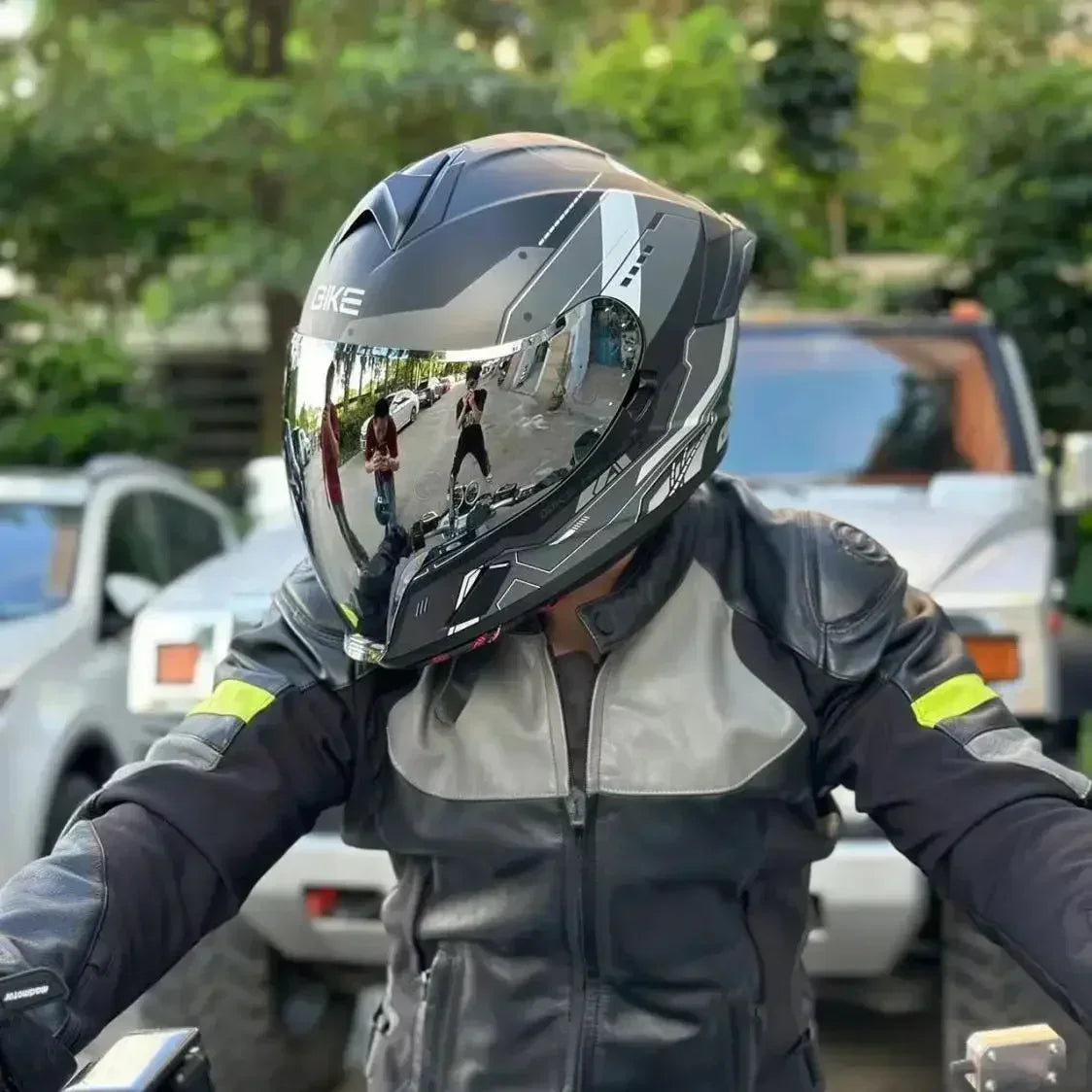 Motorcycle Helmet Full Face Double Lens