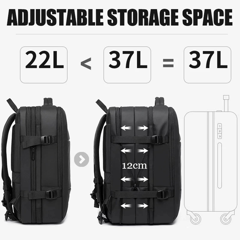 BANGE Travel Backpack Men Business Backpack