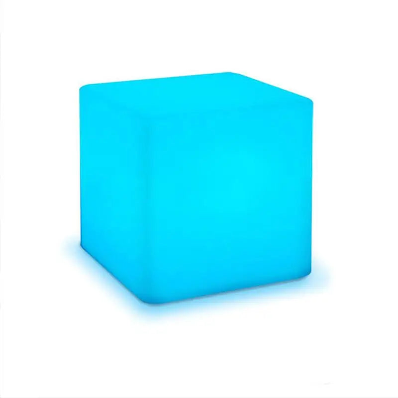 Waterproof Lawn Lamp Cube Luminous Rechargeable with Remote Control