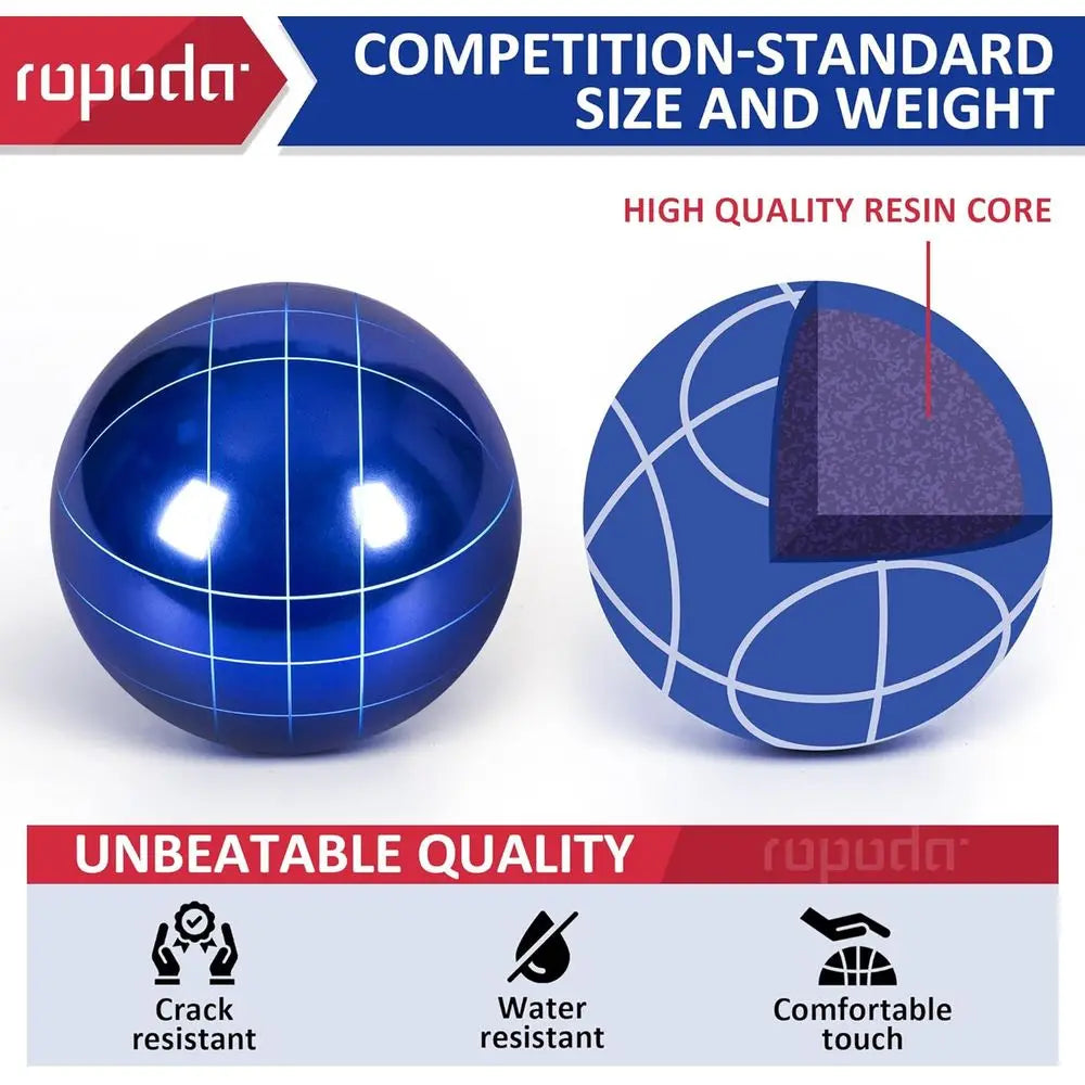 100mm Bocce Ball Set Regulation Size and Weight