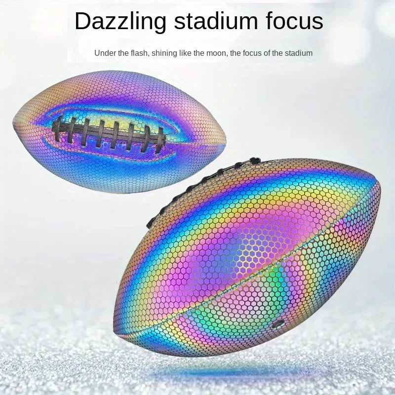 Reflective glow-in-the-dark football No. 9 training ball
