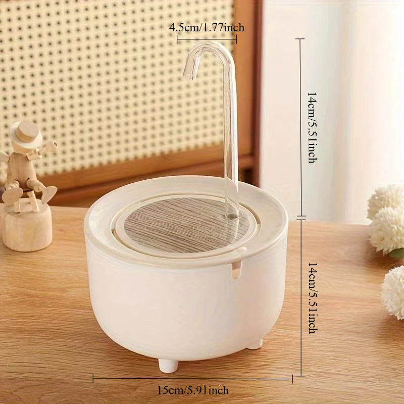 Auto Circulating 2-in-1 Parrot Bath & Water Fountain