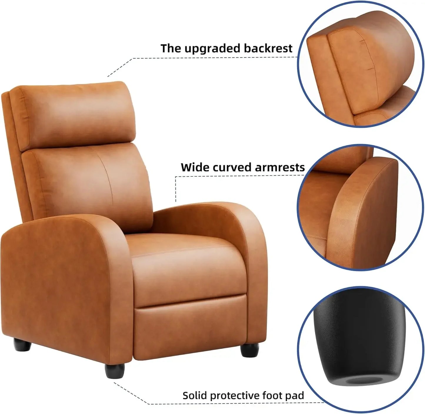 Adjustable Home Theater Single Recliner