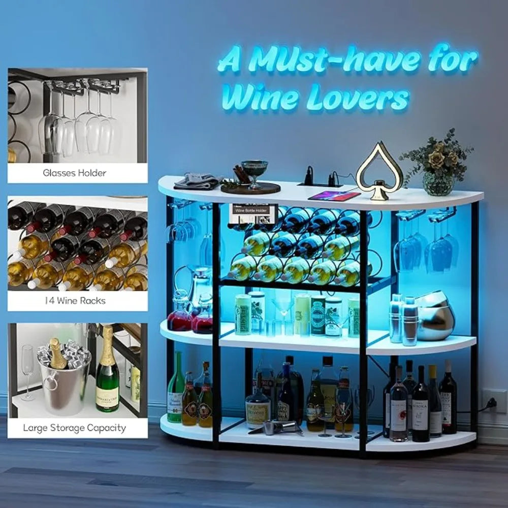Bar Table 4-story Independent Wine Storage Rack