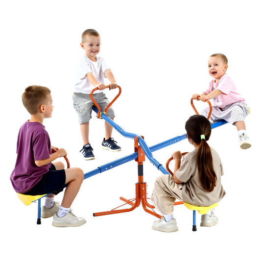 4 Seats Seesaw Sit & Spin Teeter Totter