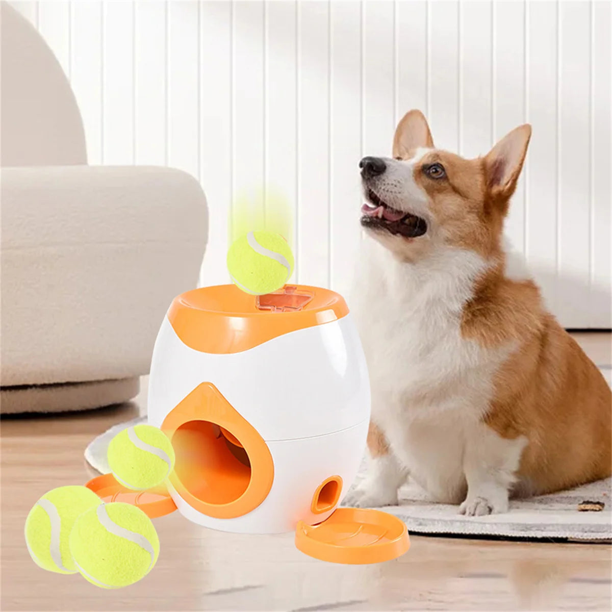 Interactive Dog Treat Dispenser Toy