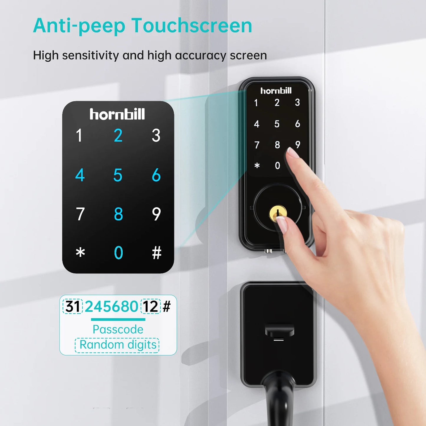Smart Front Door Lock Deadbolt Keyless Entry