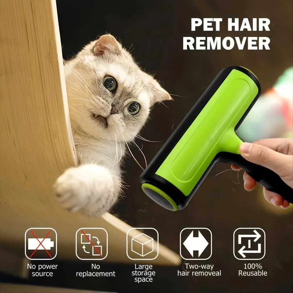 Reusable Pet Self-Cleaning Hair Remover Roller