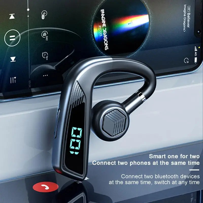 Conduction Headphones Bluetooth5.2 Earbuds with Earhooks