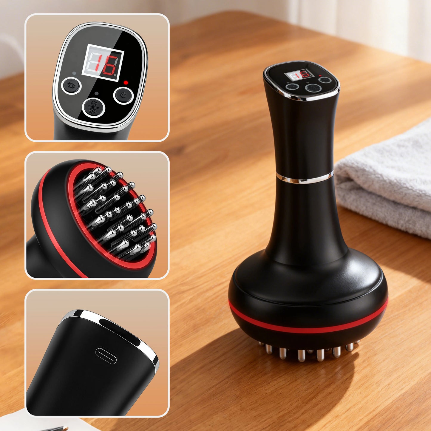 Handheld Full-Body Massager Waist Slimming