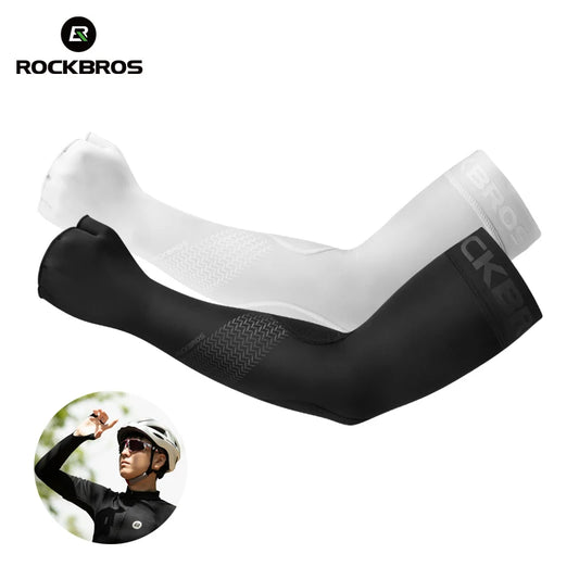 ROCKBROS Cycling Arm Ice Cloth Bicycle Sleeves Breathable Unisex