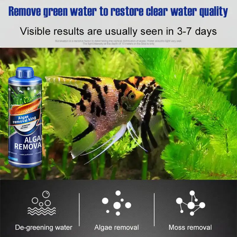 Aquarium Green Aquatic Weed Moss Algae Removal Safe Water Purifier