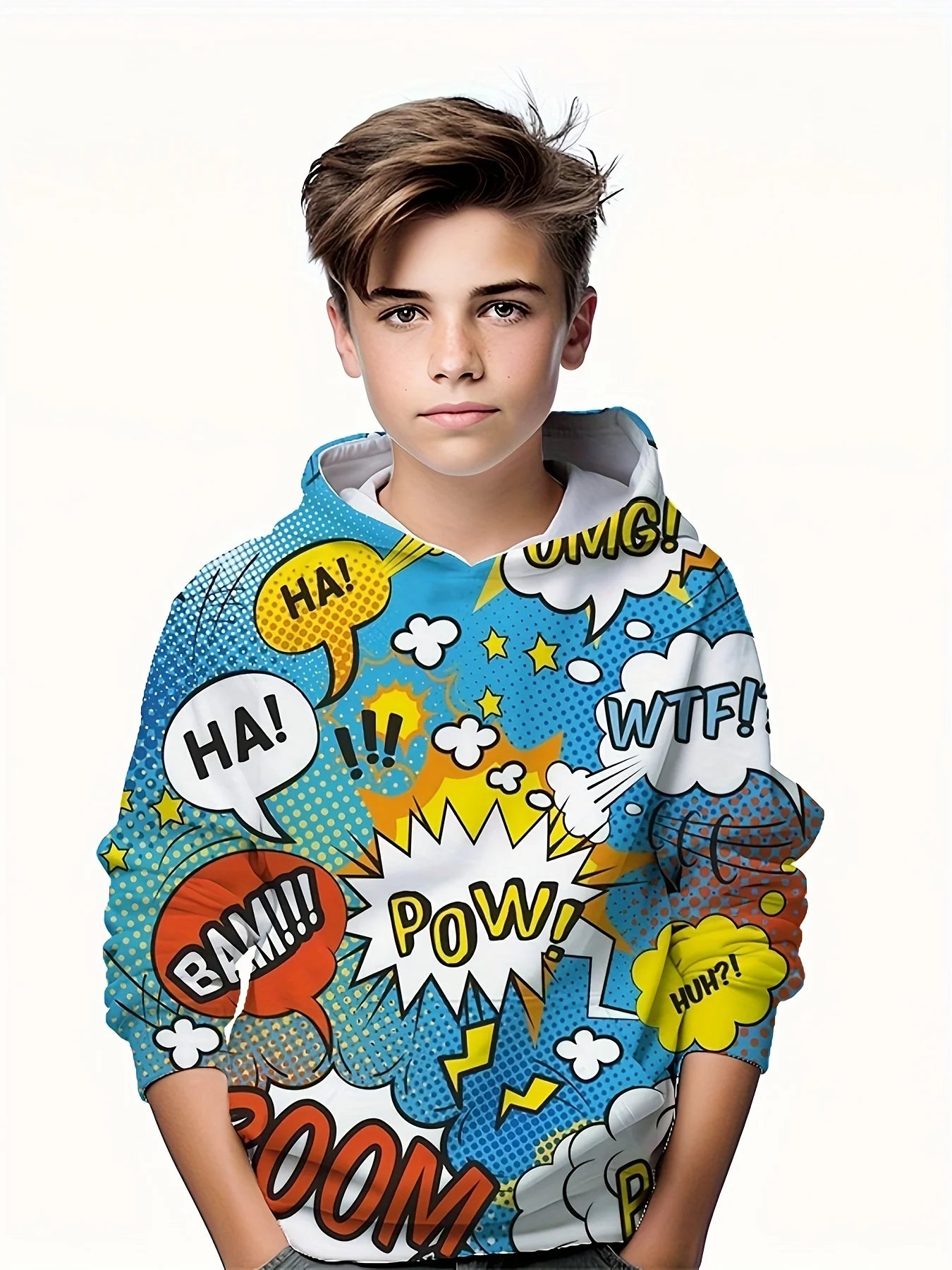 Hoodies Creative 3D Art Graffiti Sweatshirt
