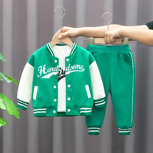 Kids Baseball Casual Sports Tracksuit