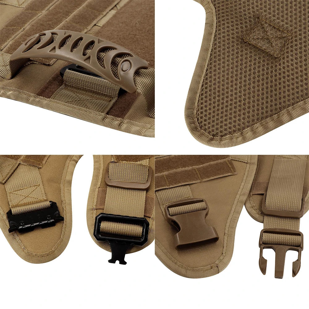 Military Large Dog Harness Training Vest
