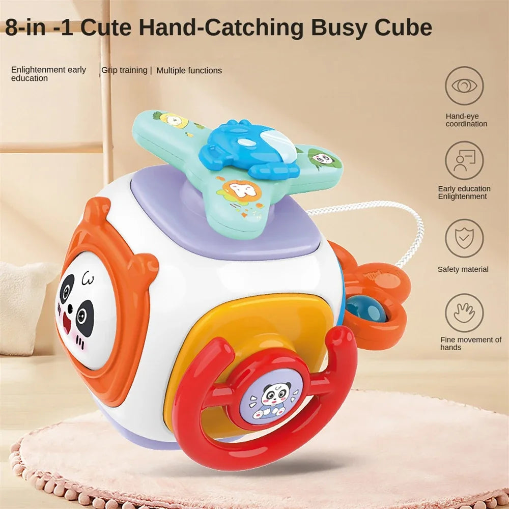 8 In 1 Busy Cube Baby Toy