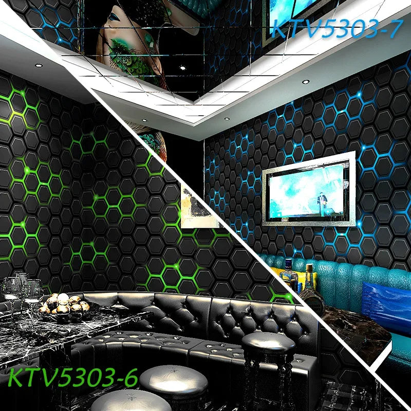 Wallpaper 3D Stereoscopic Technology Theme Wall Covering