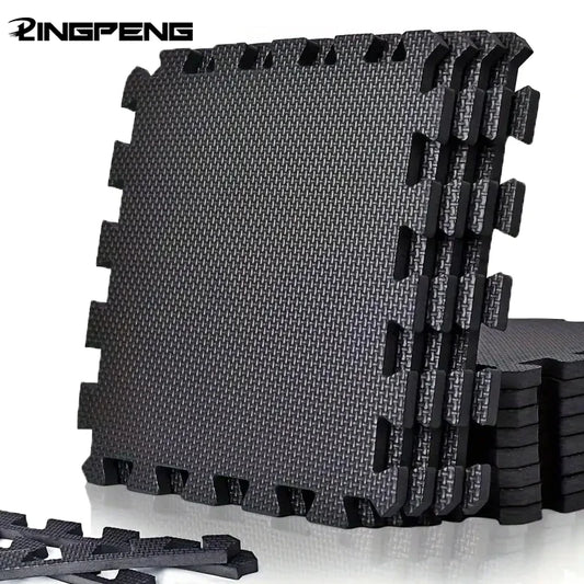 12pcs 30*30cm Sports Protection Gym Mat EVA Cross Pattern