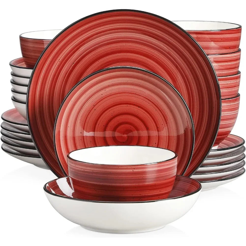 Dinnerware Set, 24 Pieces