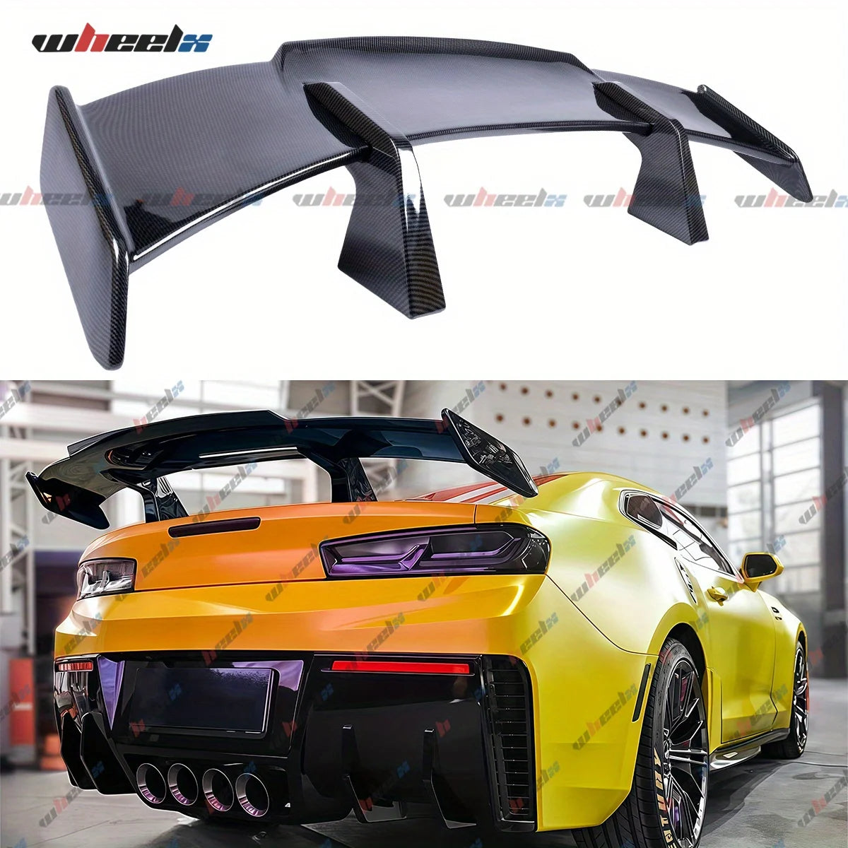 Universal 58 Inch ABS GT Style Trunk Spoiler