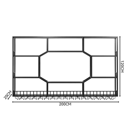Display Cabinet Bar Liquor Shelf