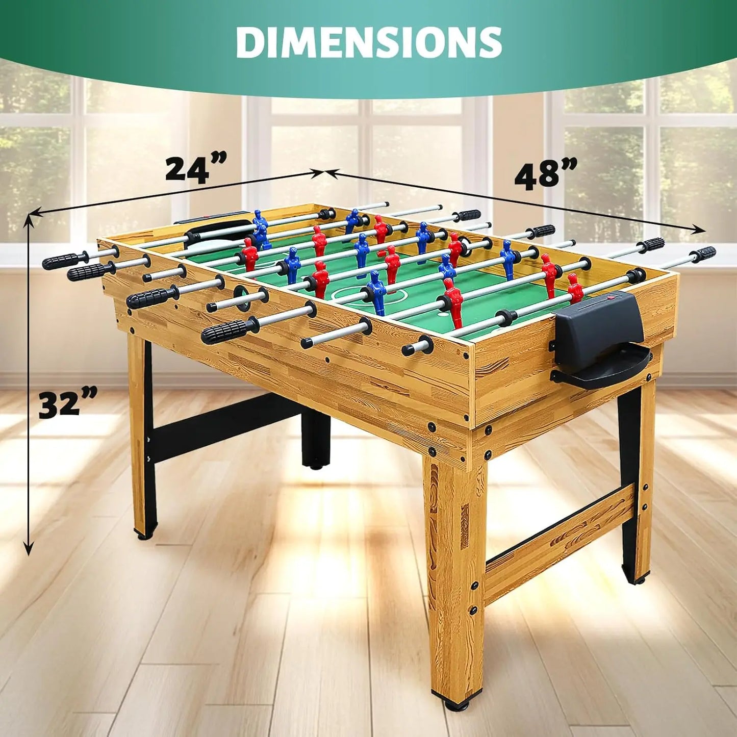 8-In-1 Combo Game Table Set For Home