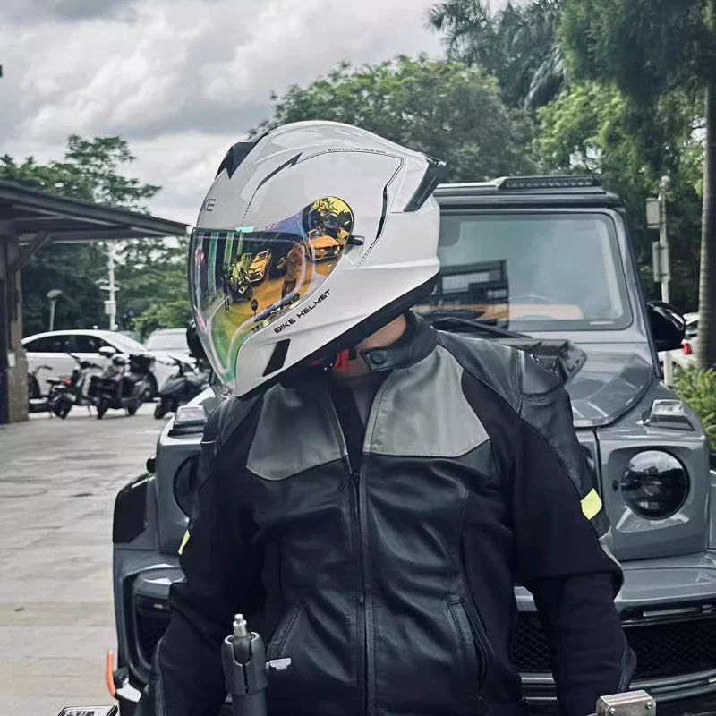 Flip Up Dual Sunvisor Full Face Helmet