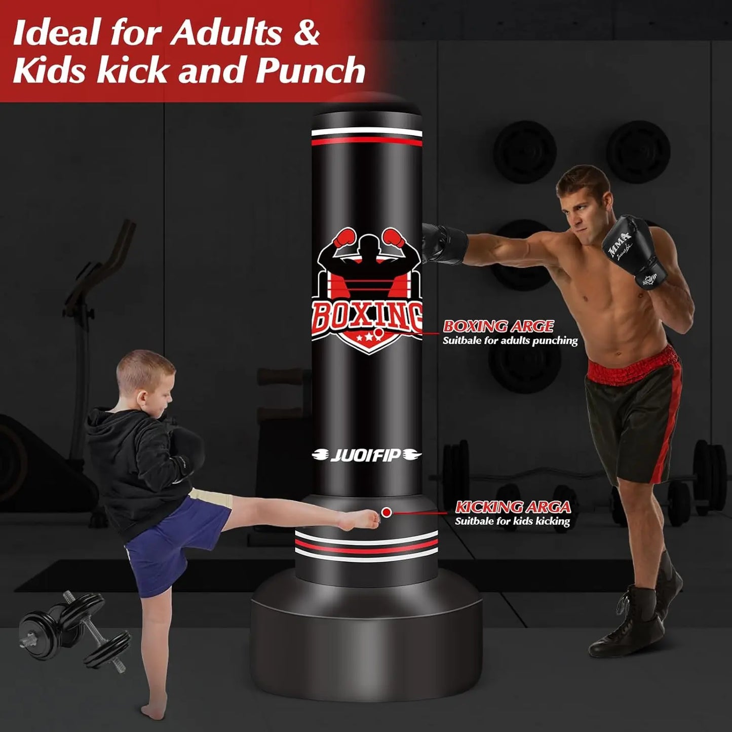 70" Free Standing Boxing Kickboxing Training Bag