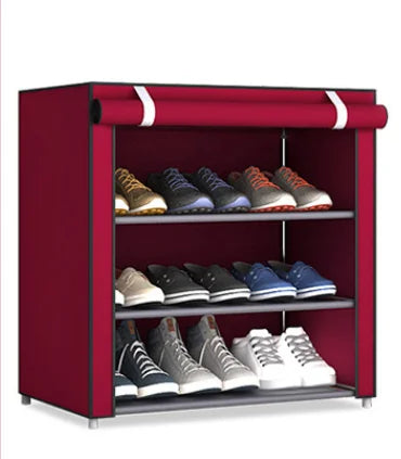 Multilayer Dustproof Space-Saving Shoe Rack Organizer