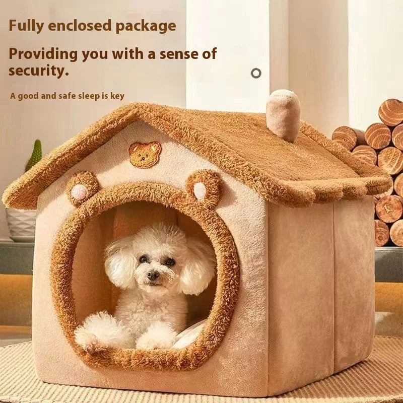 All Season Washable Warm Teddy Bed