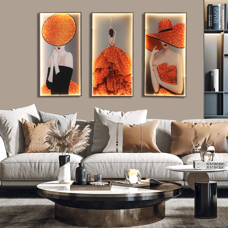 APRIL Wall Lamps Modern Fashion Three Pieces Suit