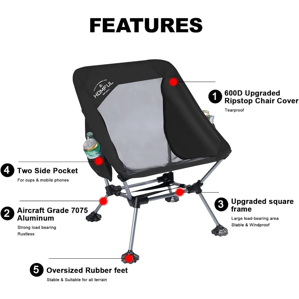 2 Pack Widened Camping Chair