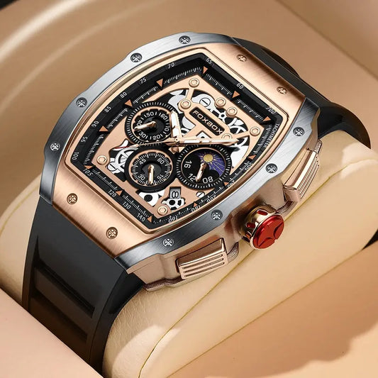 Waterproof Military Quartz Chronograph Wristwatch