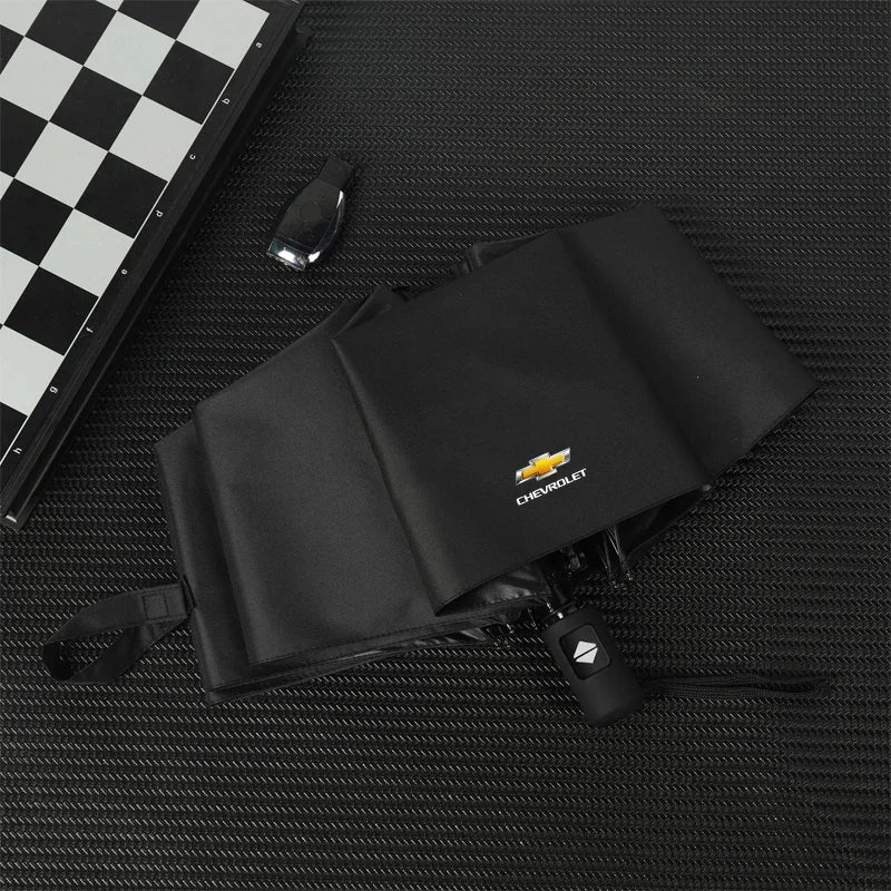 Windproof Fully Automatic Compact 3 Folding Umbrella