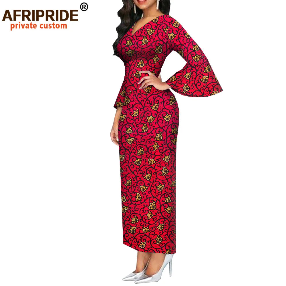 African Dashiki Bodycon Long Dress