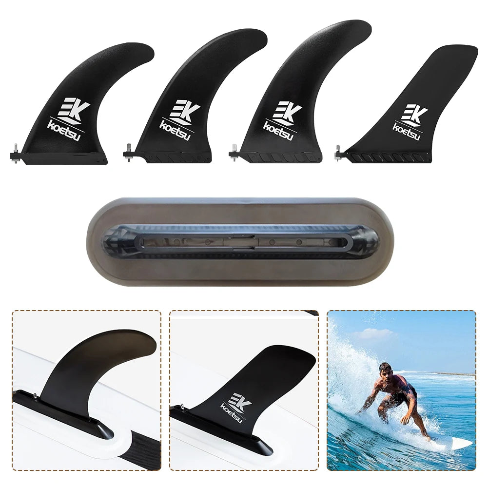8/9/10 Inch Surfboard Fins with Fin Screw