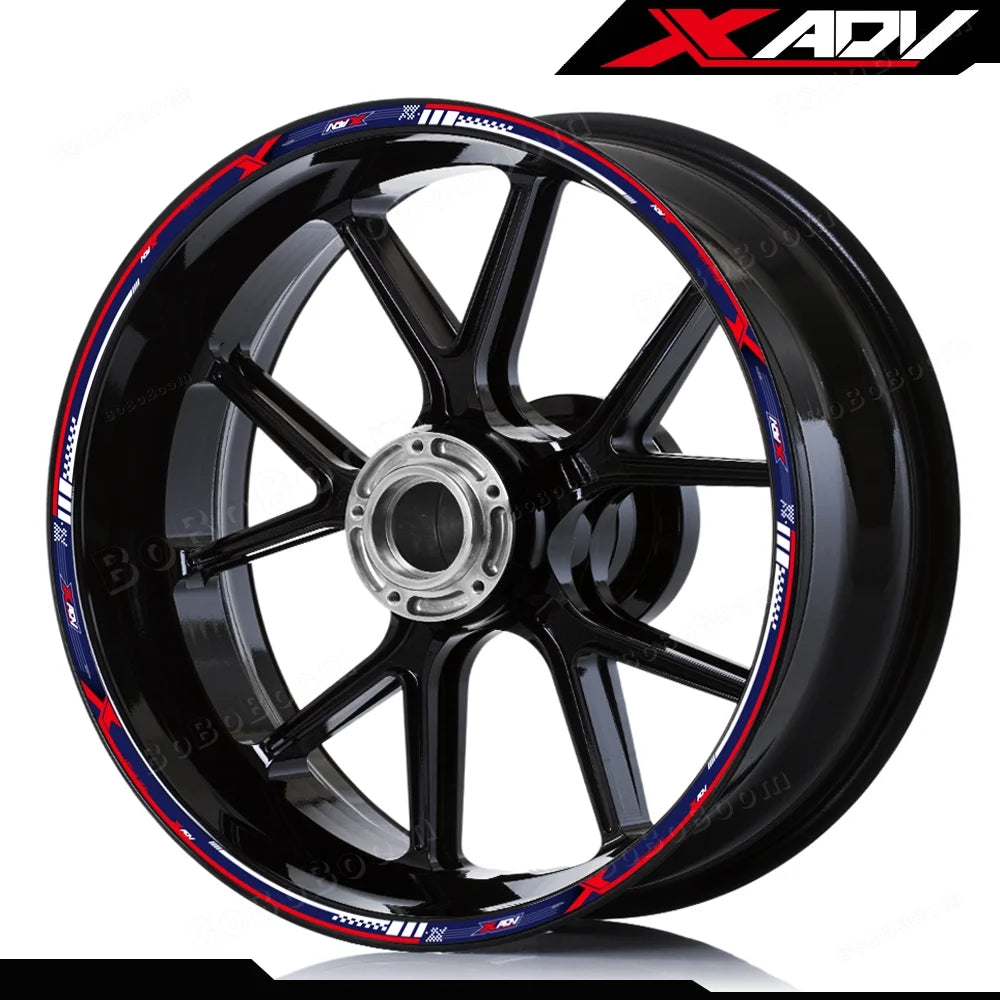 Motorcycle Wheel Stickers 17″15″ inch Rim Reflective Decals